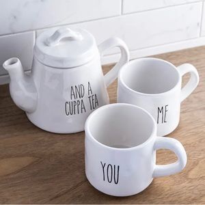 Blue Harbor Collection - tea pot & mugs